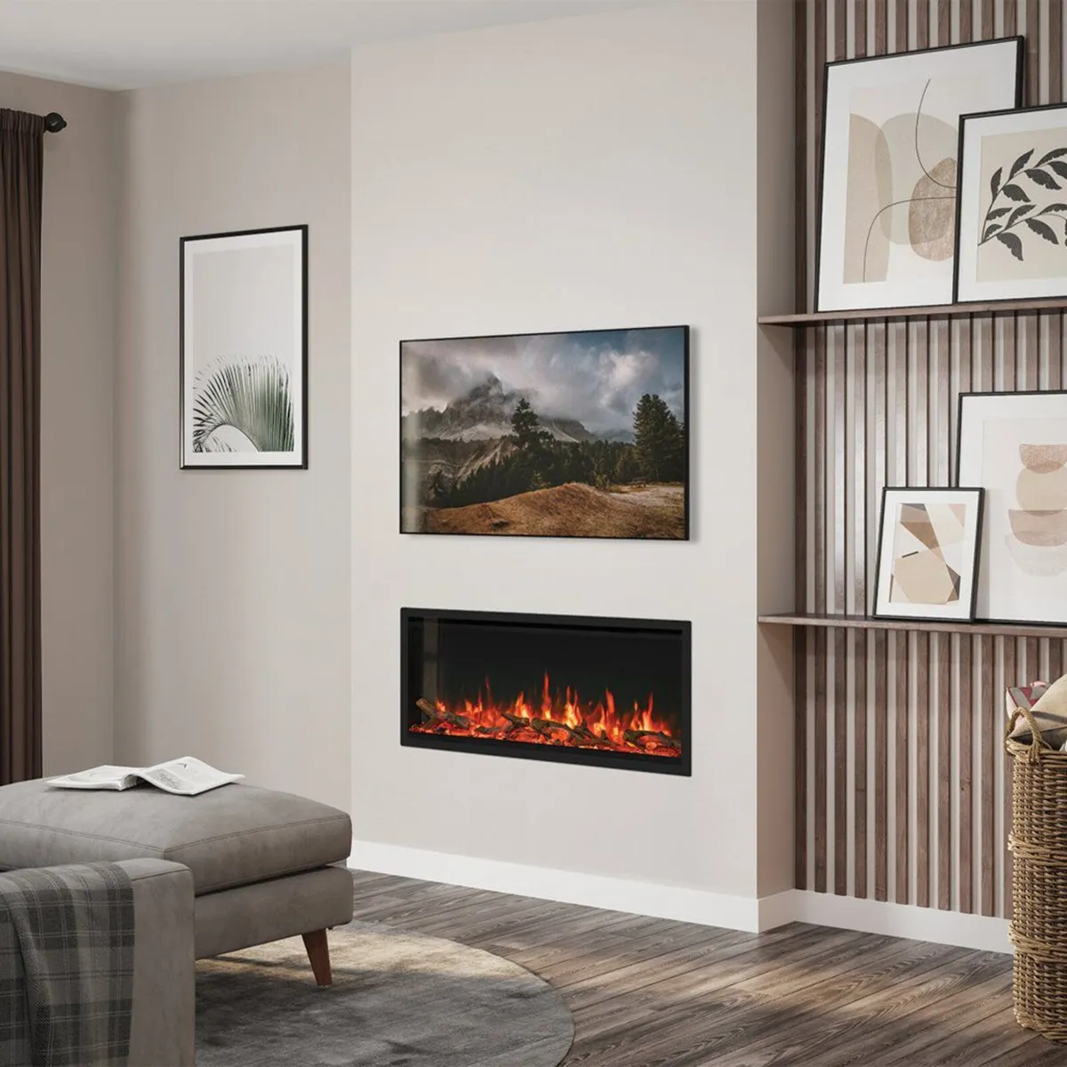 Atmos 105cm electric fire - Image 1
