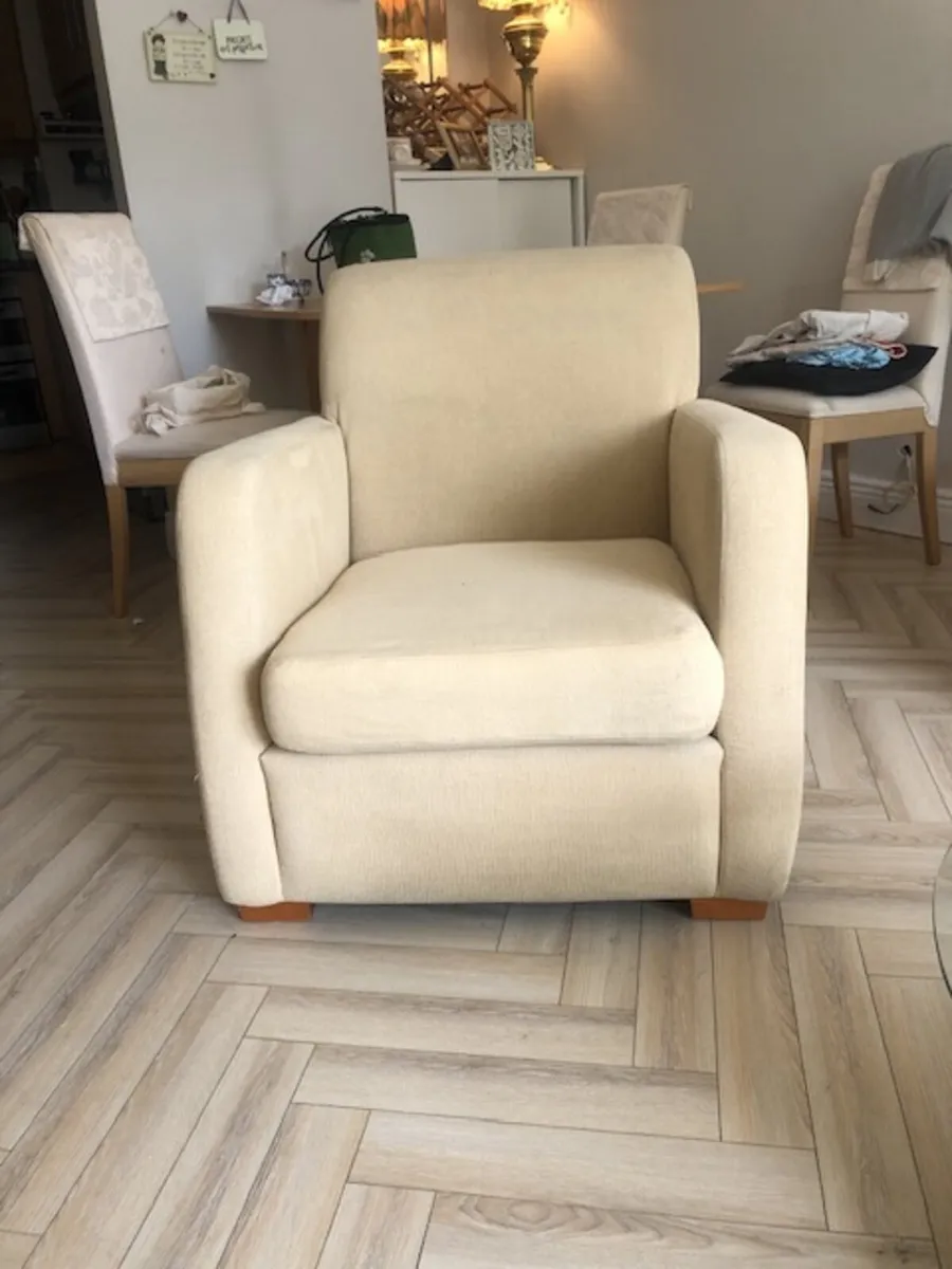 Sofa and chair: Two seater couch and chair - Image 2