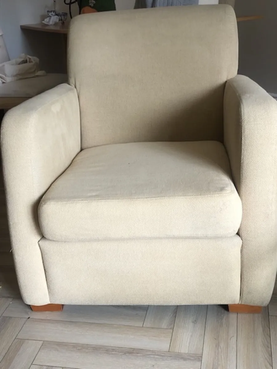 Sofa and chair: Two seater couch and chair - Image 4