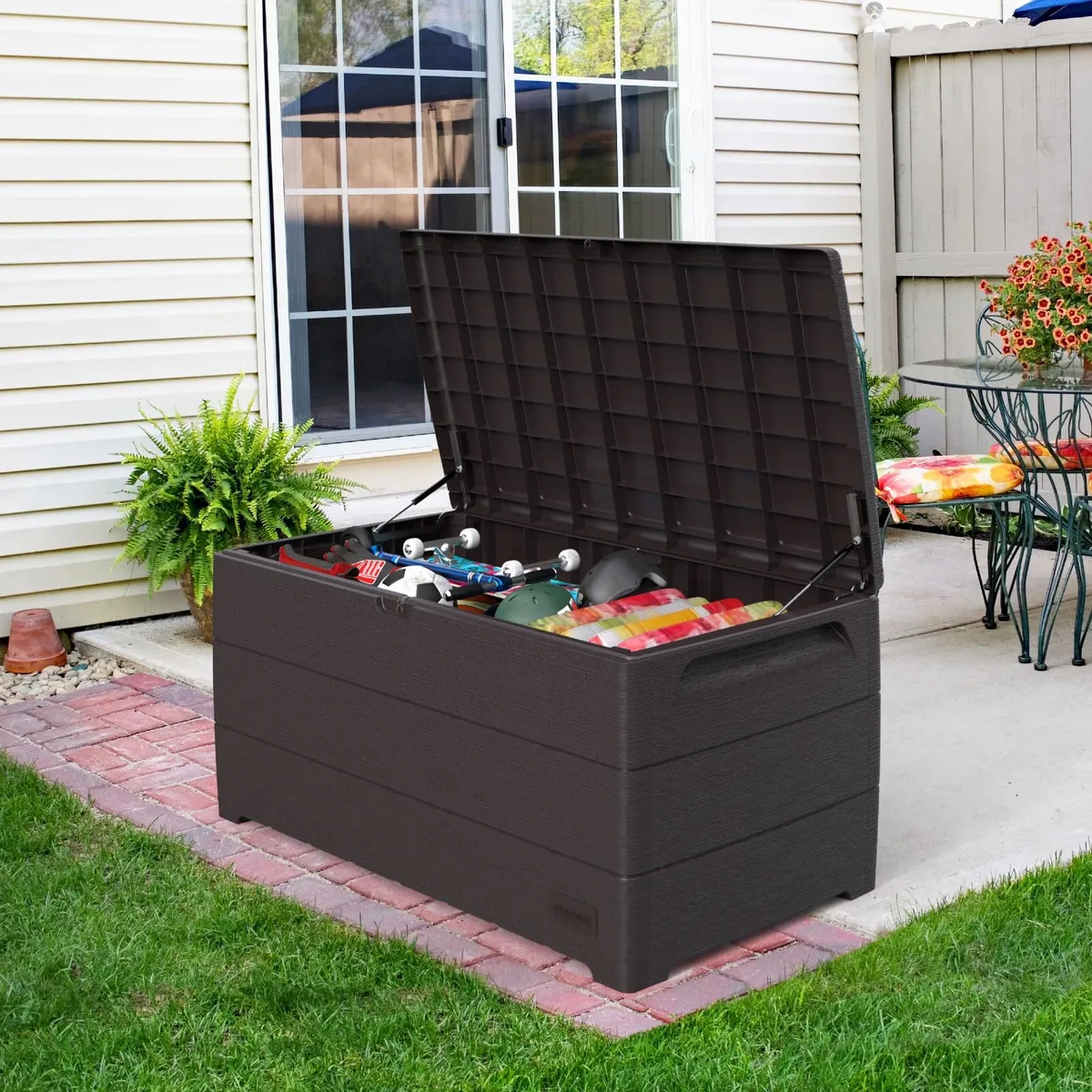 🌟 Durabox 416L Patio Storage Box – Brown - Image 3