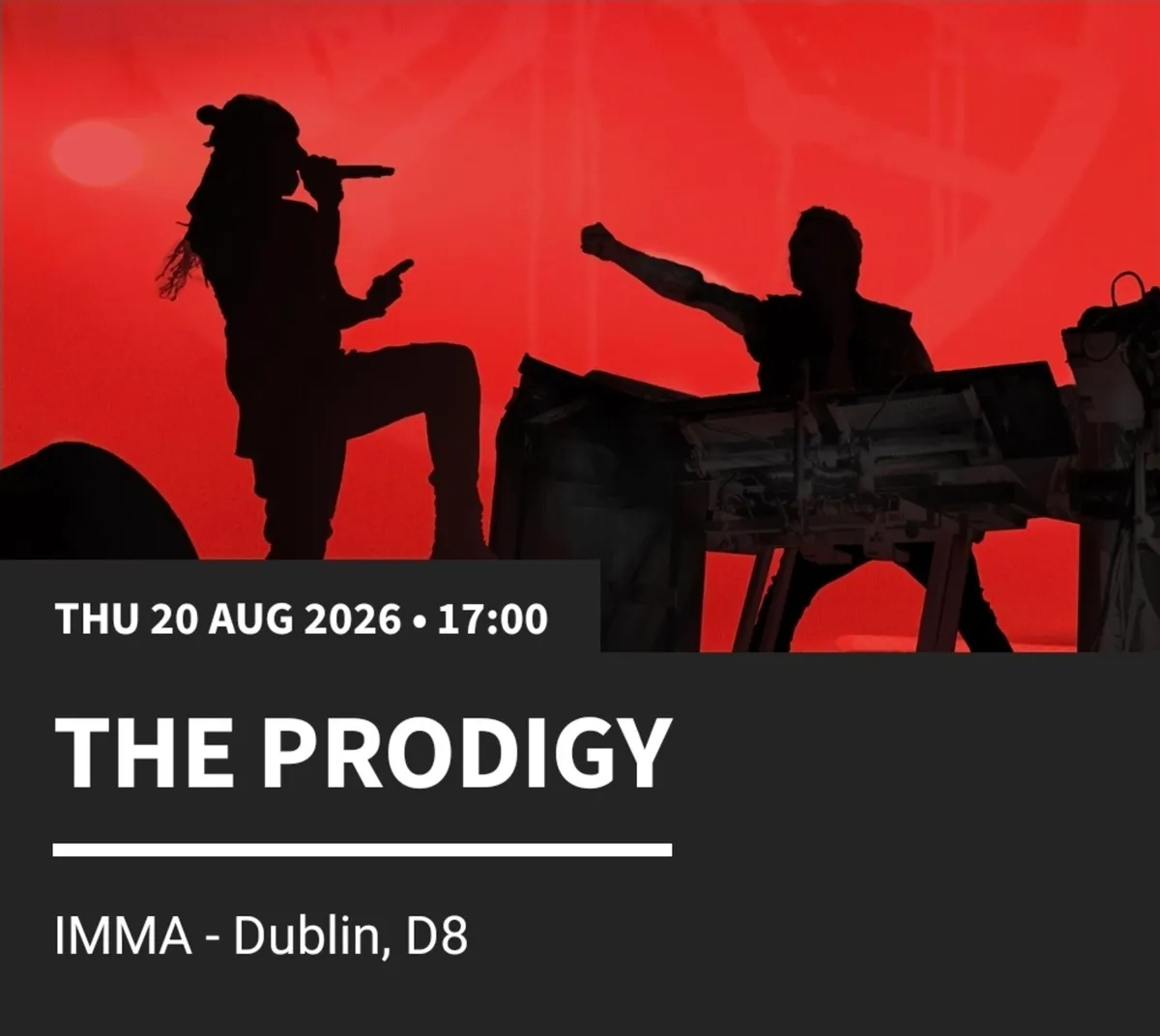 Prodigy tickets x 3