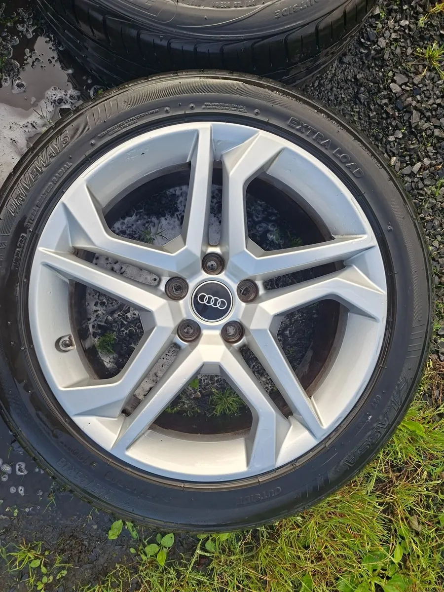 18" Genuine Audi A6 S Line Alloys with tyres - Image 3