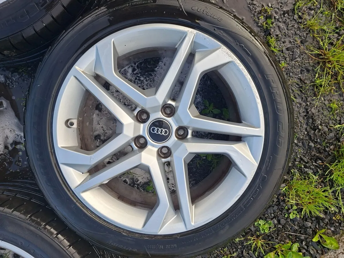 18" Genuine Audi A6 S Line Alloys with tyres - Image 4