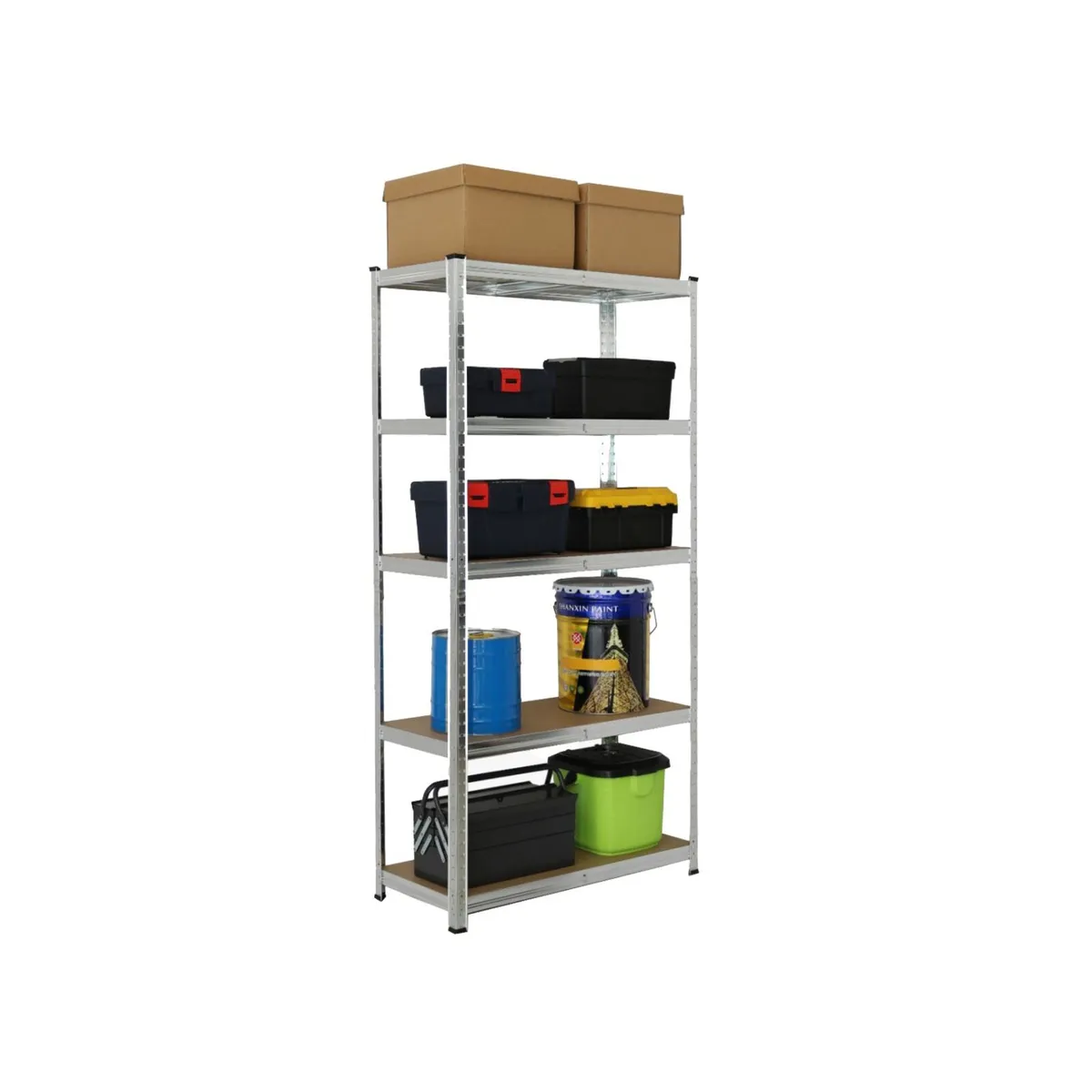 Budget Garage Shelving | 2 Bay Galvanised - Image 4