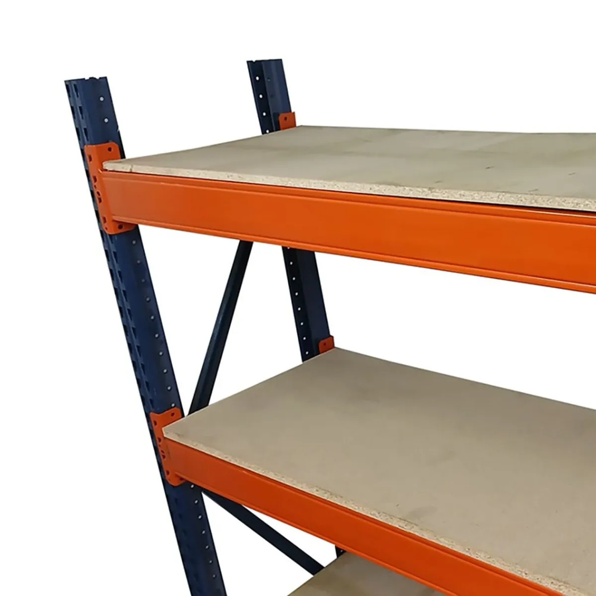 4.1m Mecalux (will not bow) Used Garage Shelving - Image 3