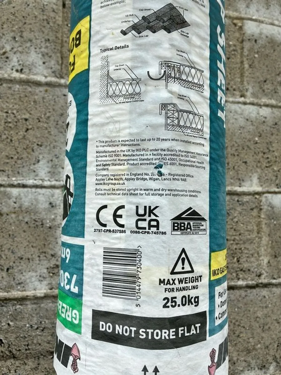 Self Adhesive Roof Felt x 4 Rolls - Image 3