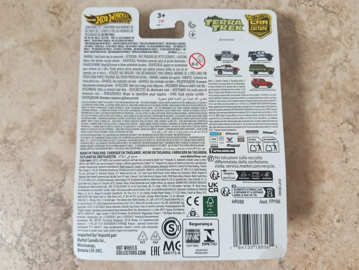 Hot Wheels Toyota Land Cruiser FJ60 Terra Trek Car - Image 2