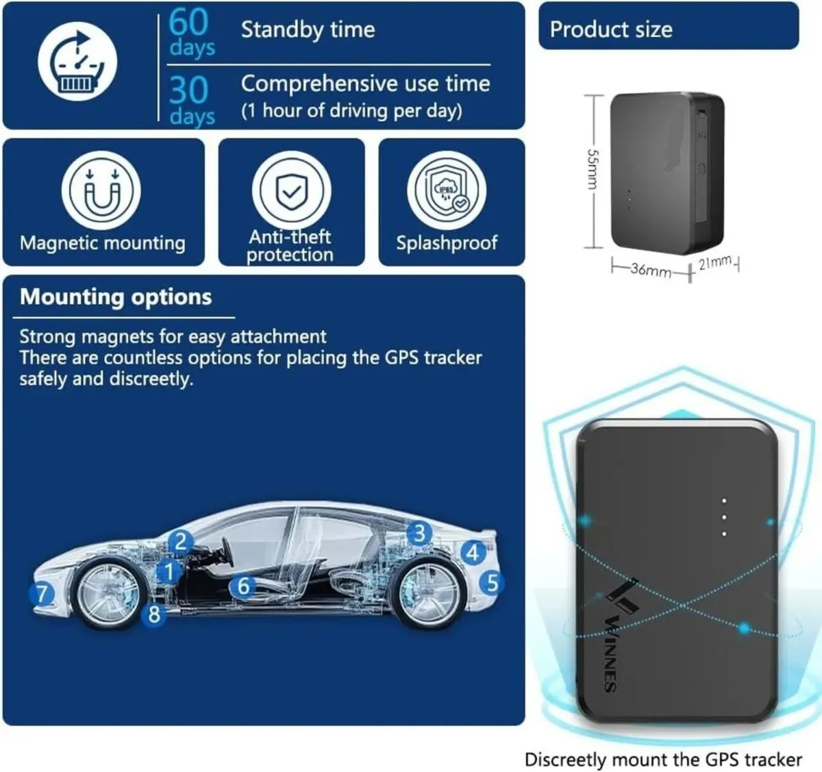 4G Car Tracker Mini GPS Real Time with SIM - Image 3