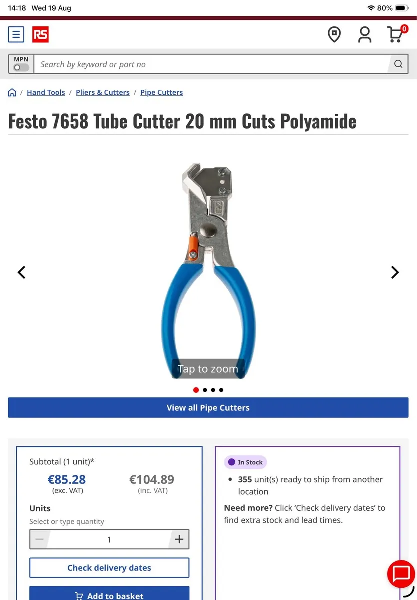 Festo Tube Hose Cutter - Image 4