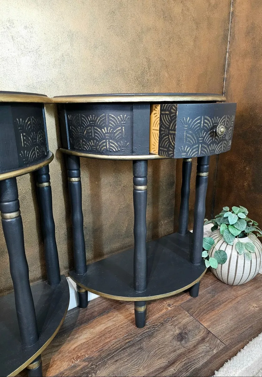 Half moon side tables / Nightstands - Image 3