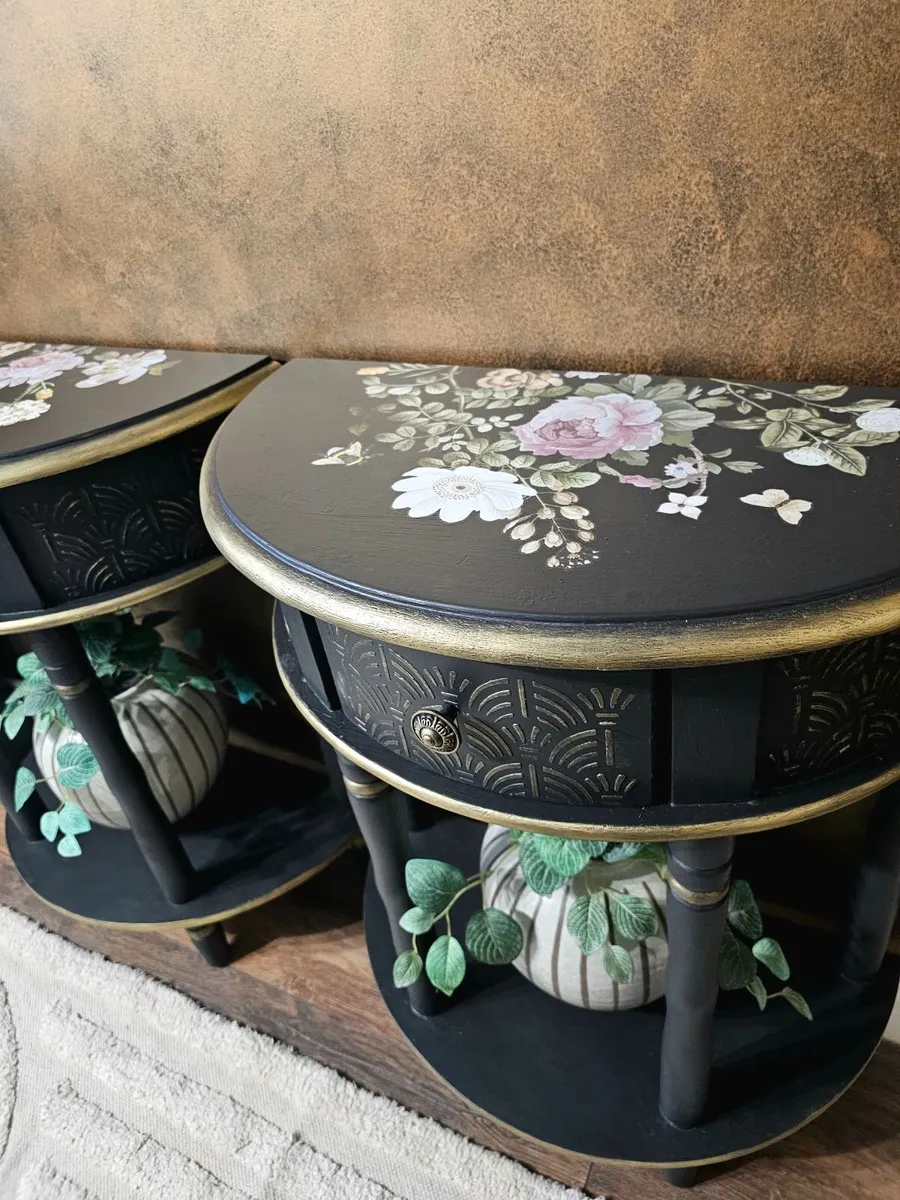 Half moon side tables / Nightstands - Image 4