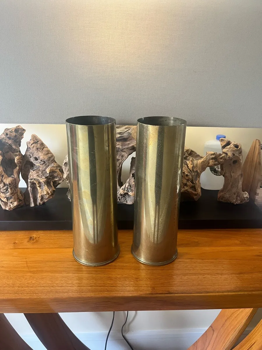1945 25 Pounder Canon Shells WW2 - Image 1