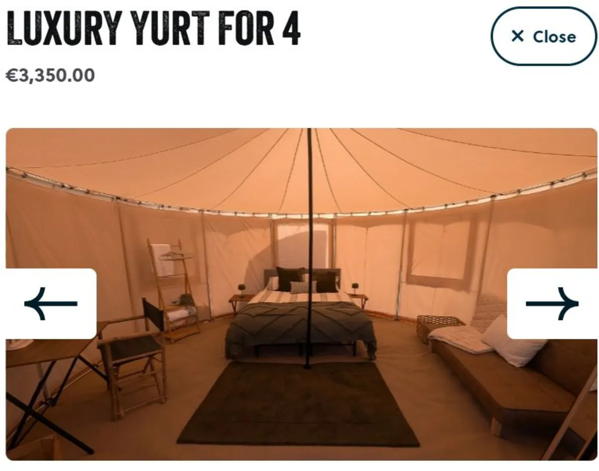 1x4 person yurt under the stars @picnic - Image 1