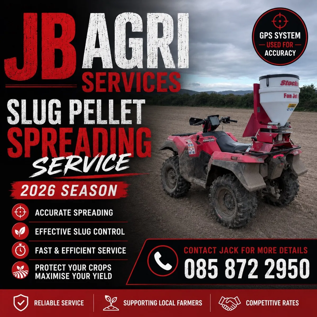 Slug pellet application