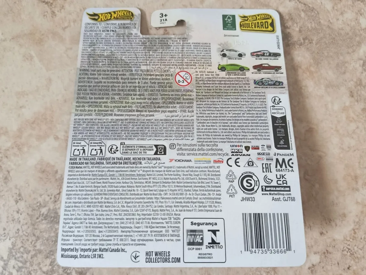 Hot Wheels Lamborghini Gallardo Superleggera GJT68 - Image 2