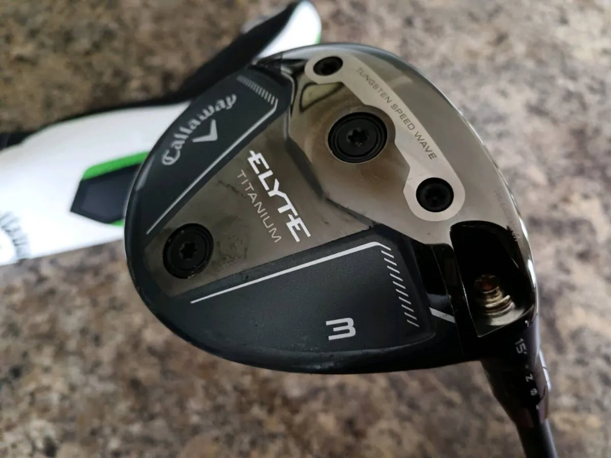 Callaway Elyte Titanium 3 Wood. As New. - Image 1