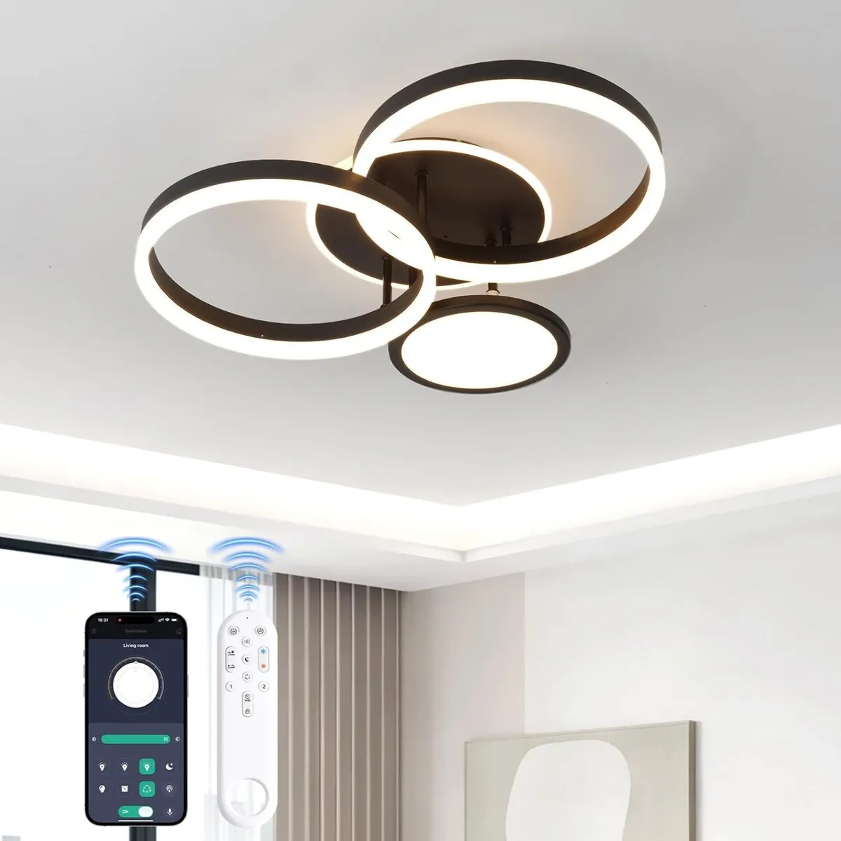 LED Ceiling Light 45W 3771lm Lights for Bedroom - Image 1