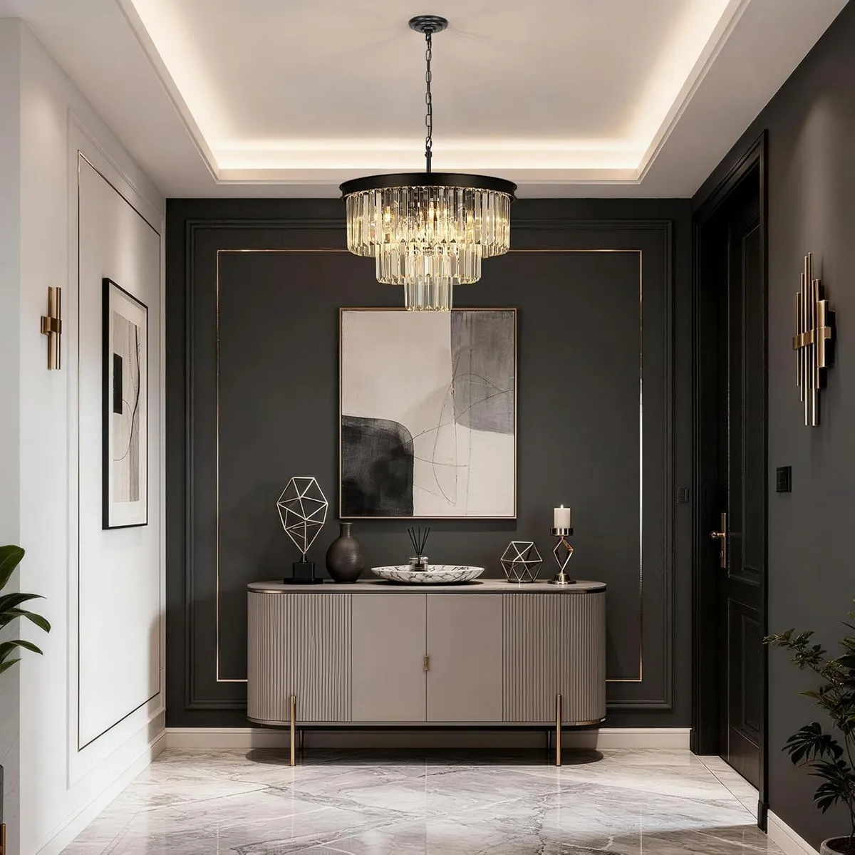 Crystal Chandeliers for Dining Room 9-Lights D20 - Image 3