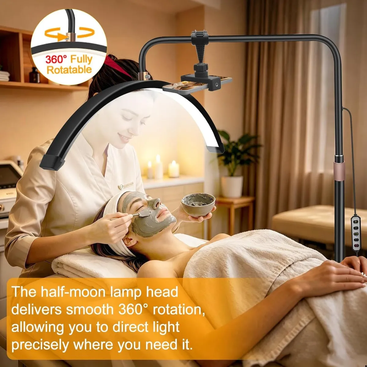 Half Moon Light Height-Adjustable Lash for Eyelash - Image 3