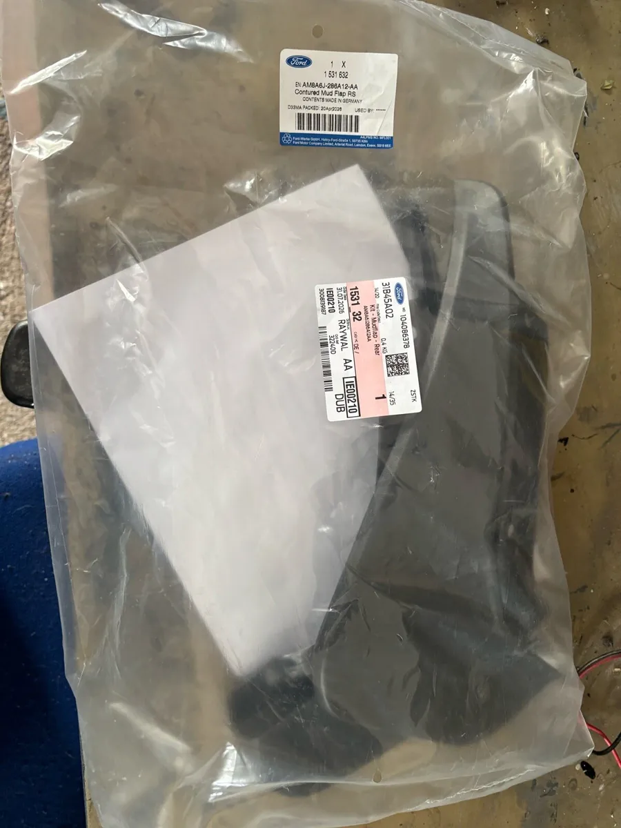 Ford Fiesta Mudflaps Mk 6 Fiesta. - Image 1