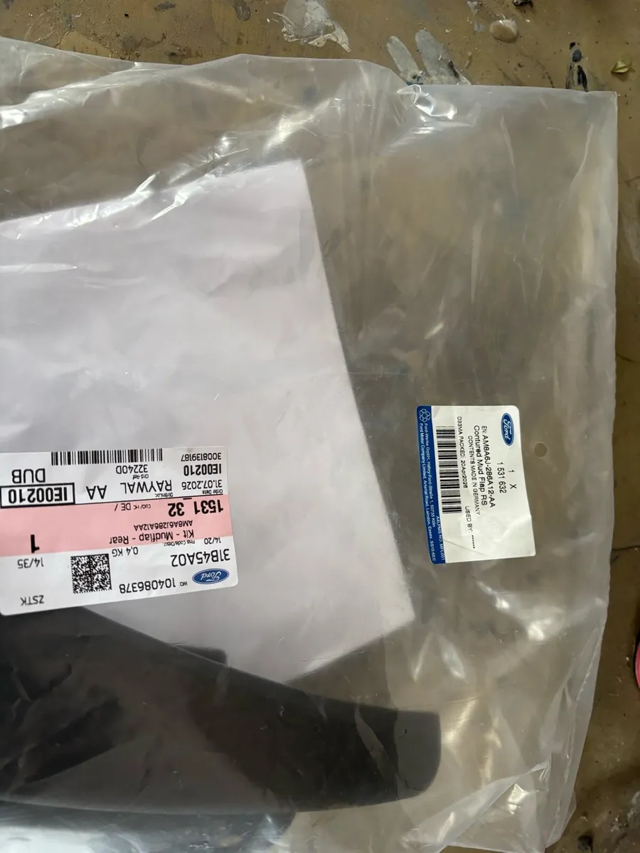 Ford Fiesta Mudflaps Mk 6 Fiesta. - Image 2