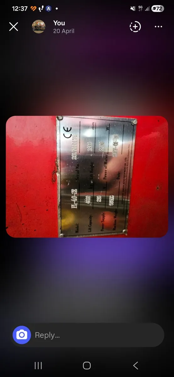 2 post lift - Image 2