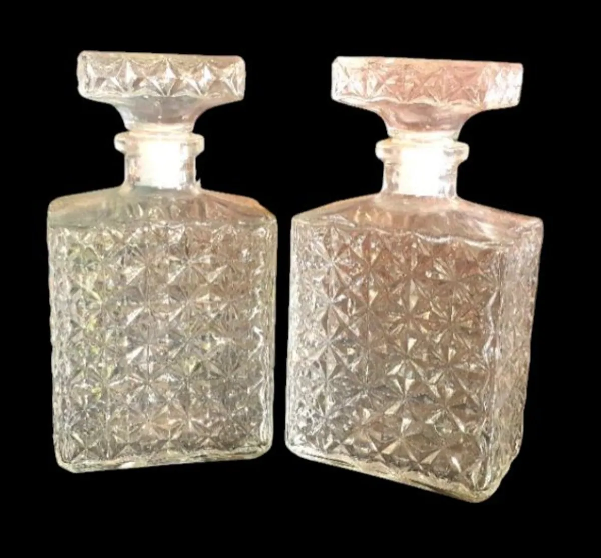 Vintage French Glass Decanters - Image 2