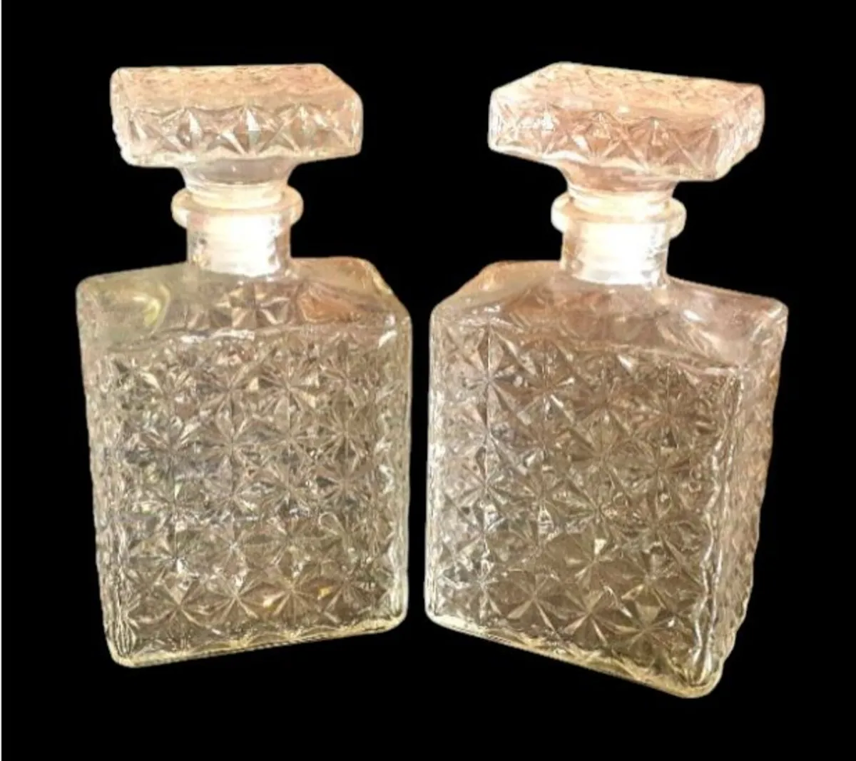 Vintage French Glass Decanters - Image 3
