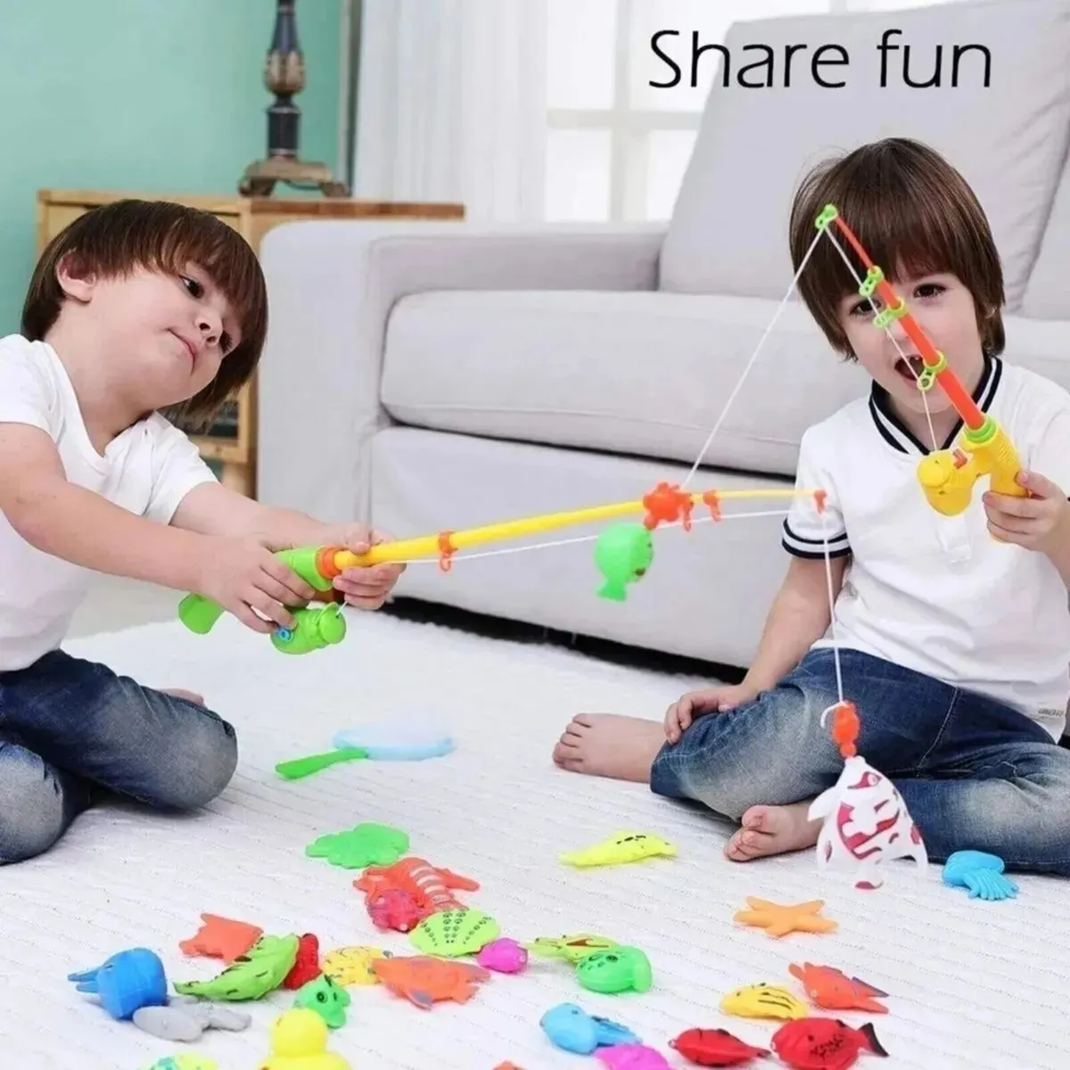 Magnetic Fishing Toys Educational Kids Game Set - Image 2
