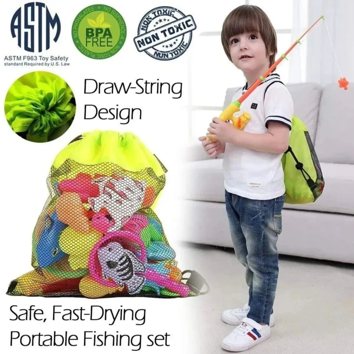 Magnetic Fishing Toys Educational Kids Game Set - Image 4