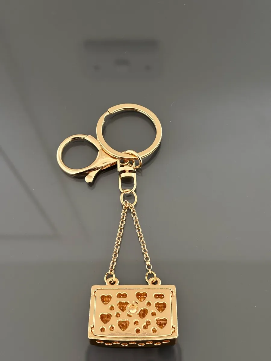 Silver Rhinestone Handbag bag charm/keychain - Image 4
