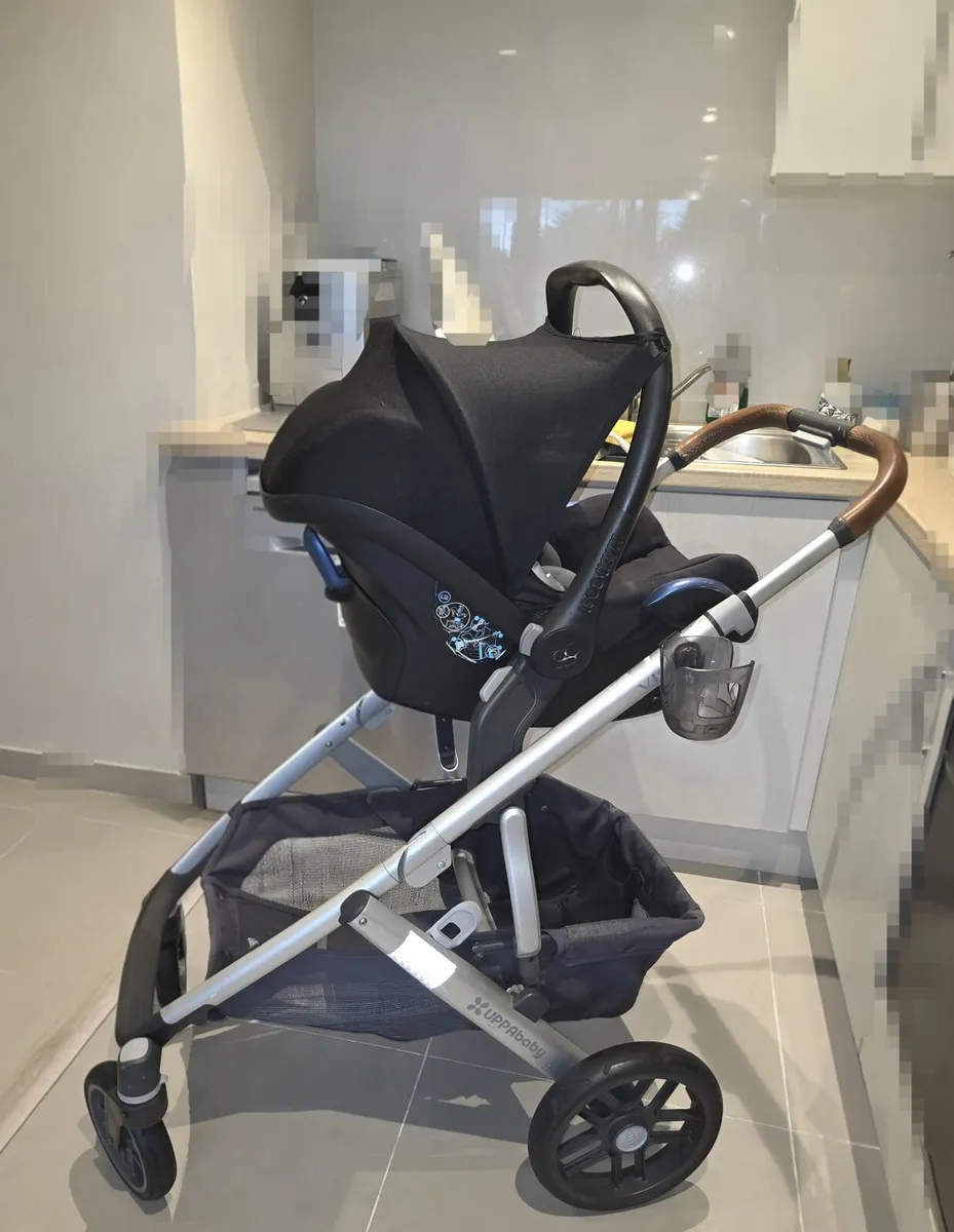 Uppababy vista With car seat, isofix - Image 3