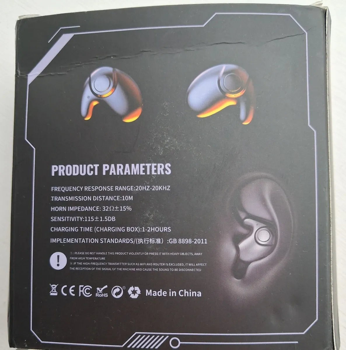 Earphones new never used wireless in ear - Image 2
