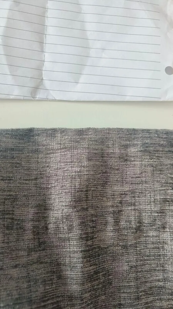 Handmade Grey Black Out Curtains - Image 2