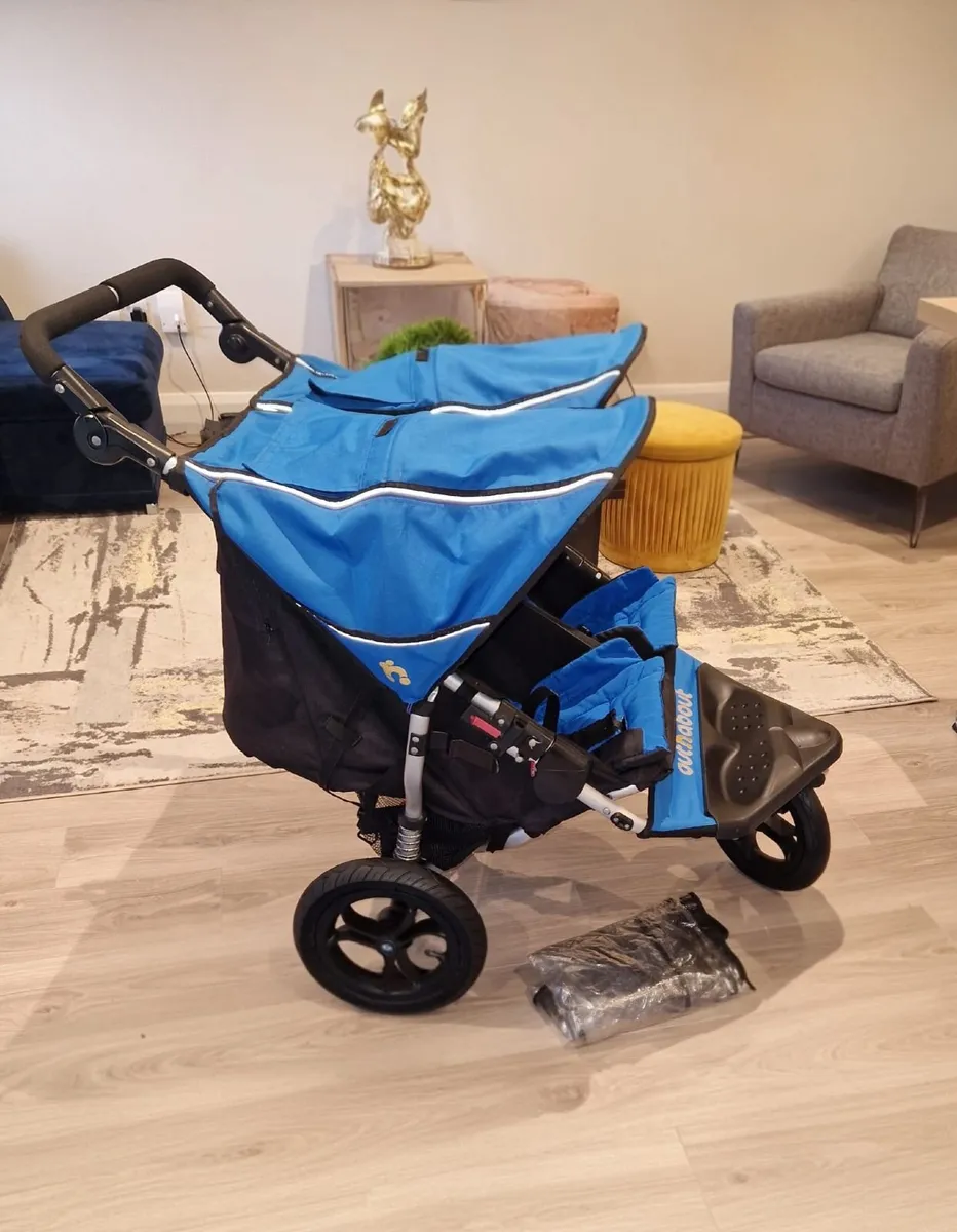 Out N About Double buggy very clean - Image 1