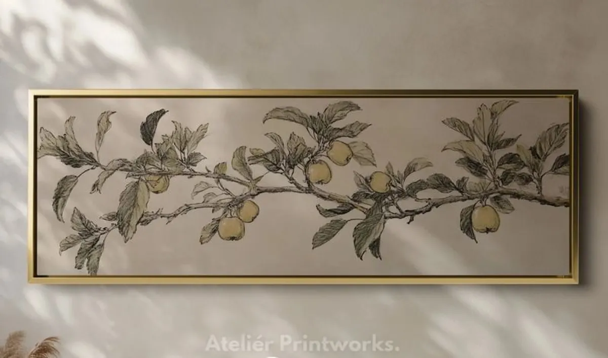 Atelier Printworks Gold Framed Canvas Print - Image 1