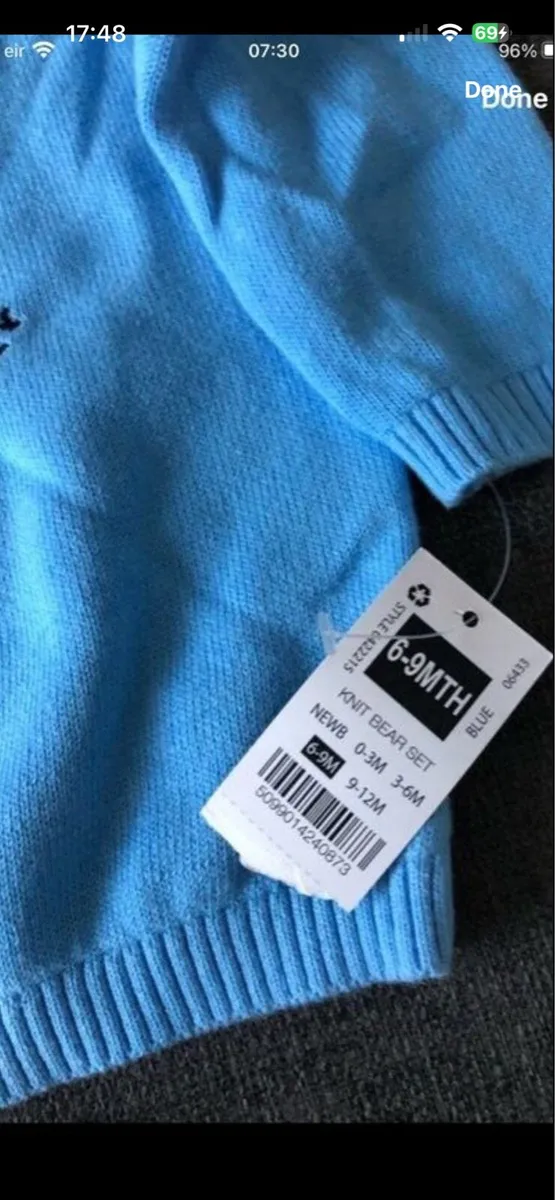 Boys BNWT jumper 6/9 mths €4 - Image 3