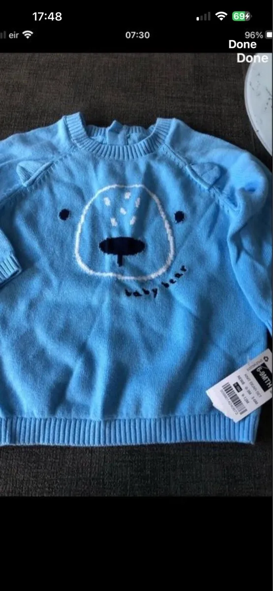 Boys BNWT jumper 6/9 mths €4 - Image 4