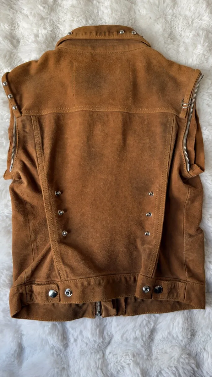Suede Leather Jacket - Image 2
