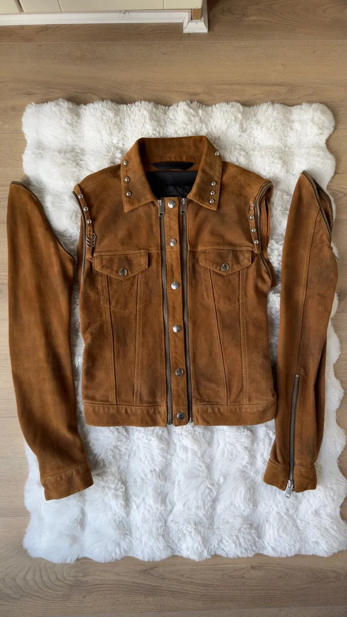 Suede Leather Jacket - Image 3