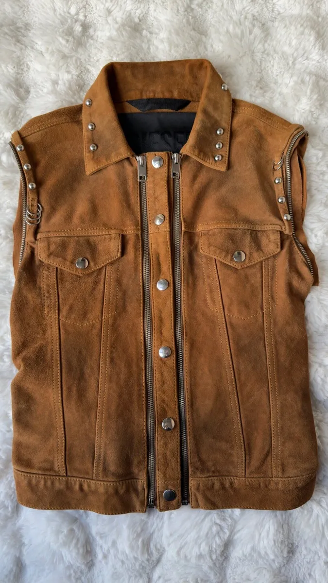 Suede Leather Jacket - Image 4