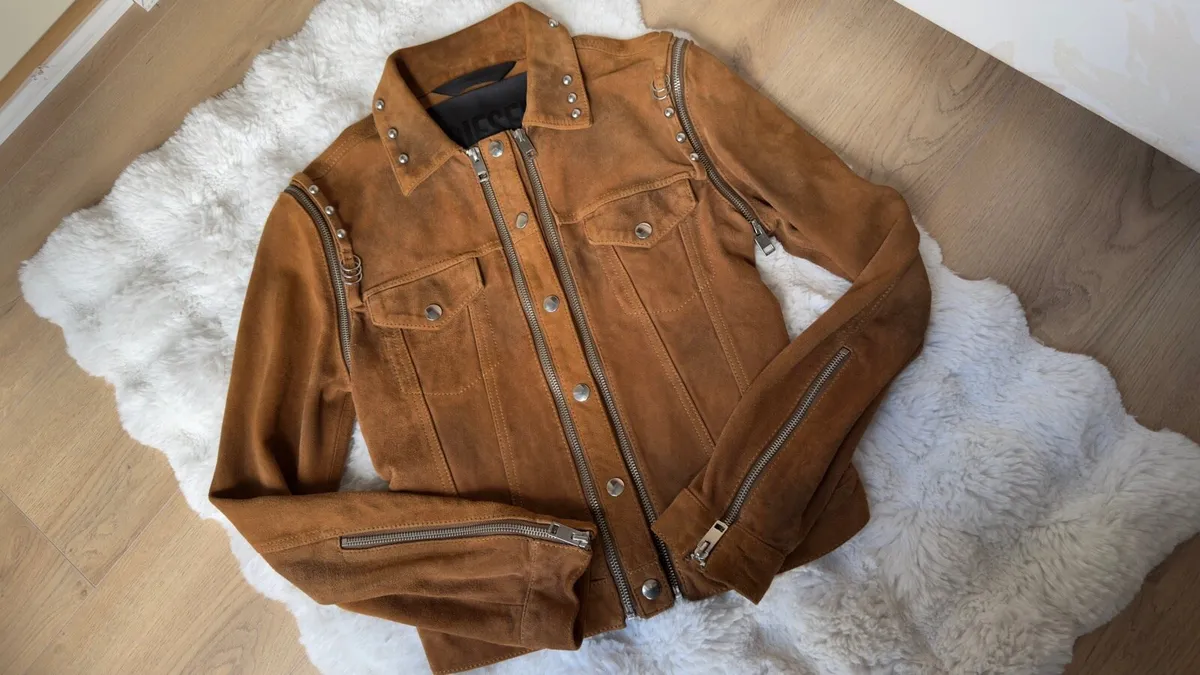 Suede Leather Jacket - Image 1