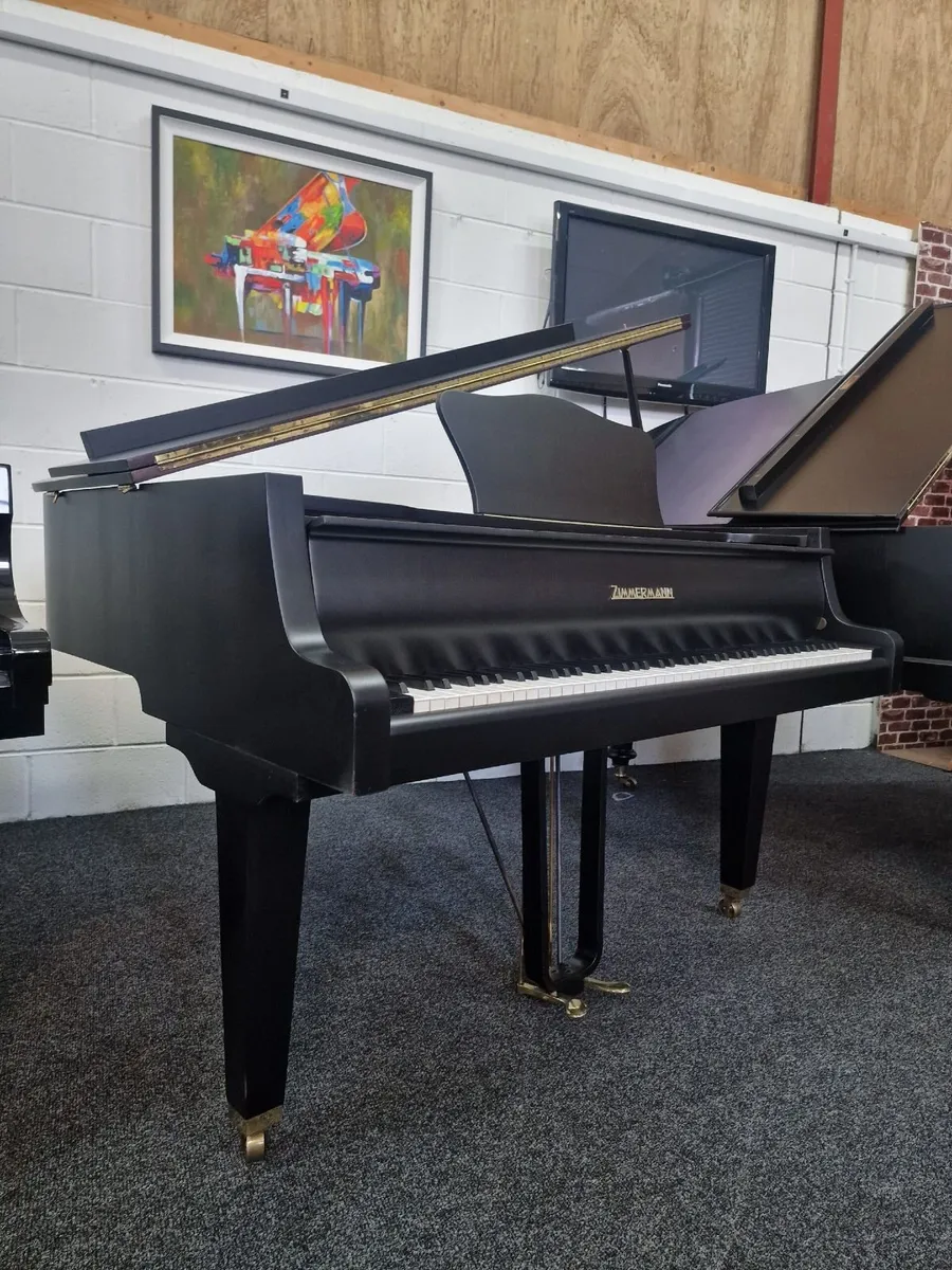 Zimmermann Baby Grand Piano | Satin Black - Image 1
