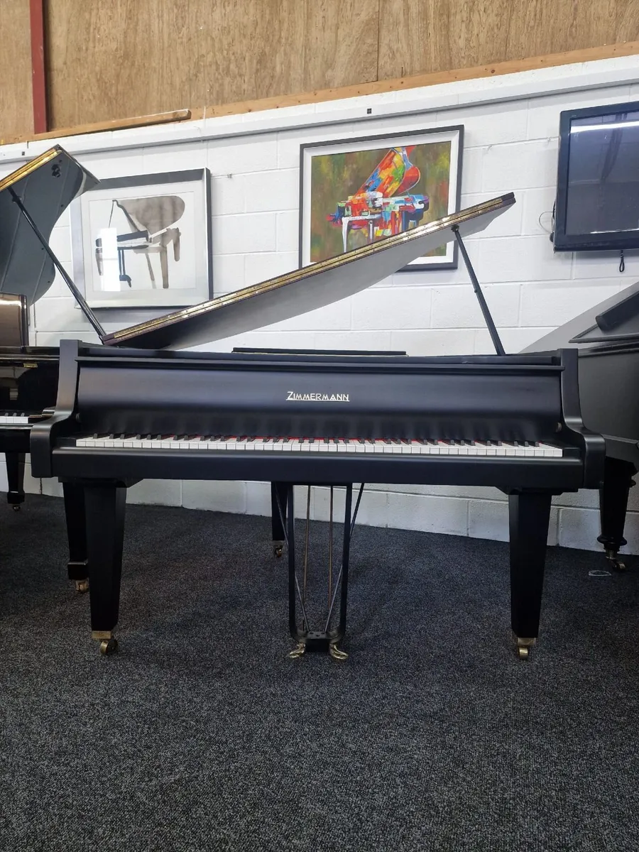 Zimmermann Baby Grand Piano | Satin Black - Image 3