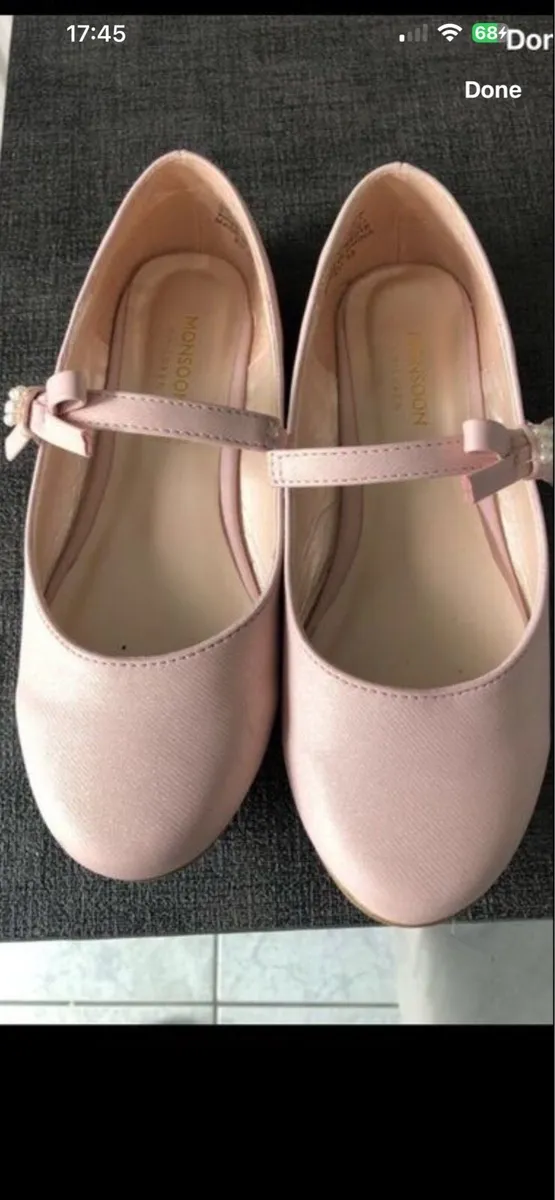 Girls Monsoon shoes size 1 €10 - Image 1