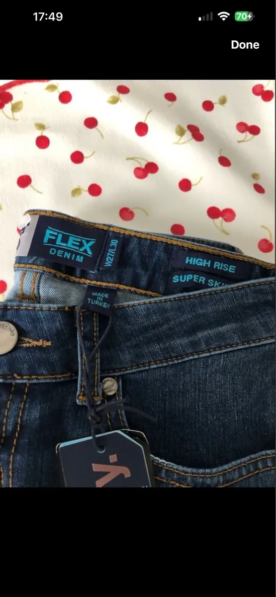 Boys BNWT Superdry jeans W27”x L30” €15 - Image 2