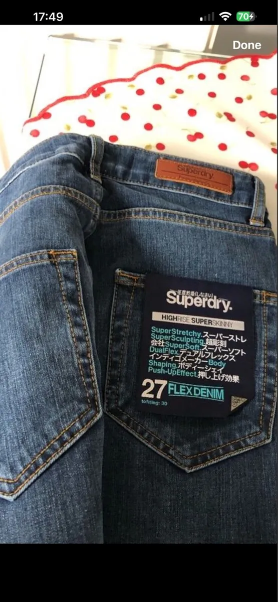 Boys BNWT Superdry jeans W27”x L30” €15 - Image 3