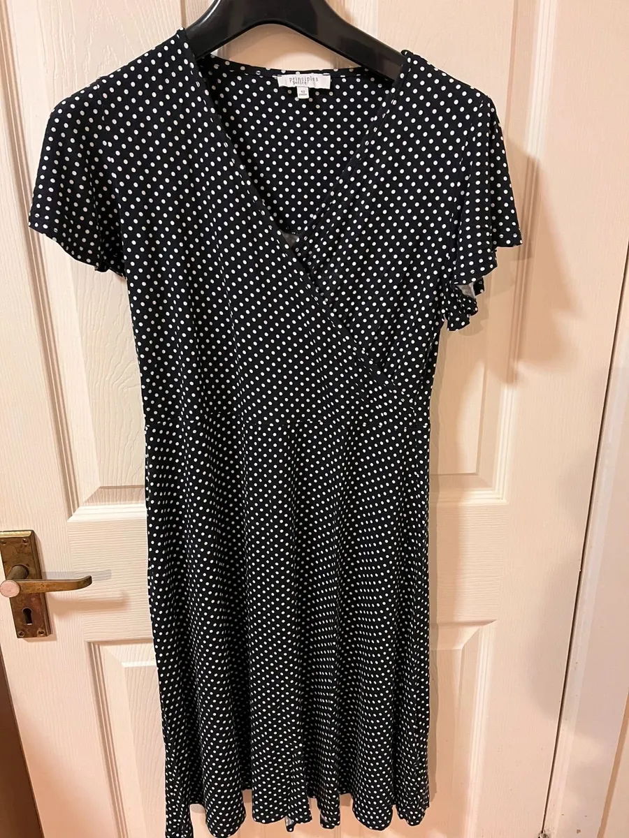 Principles Petite Midi Wrap Dress Size 12 Petite - Image 1