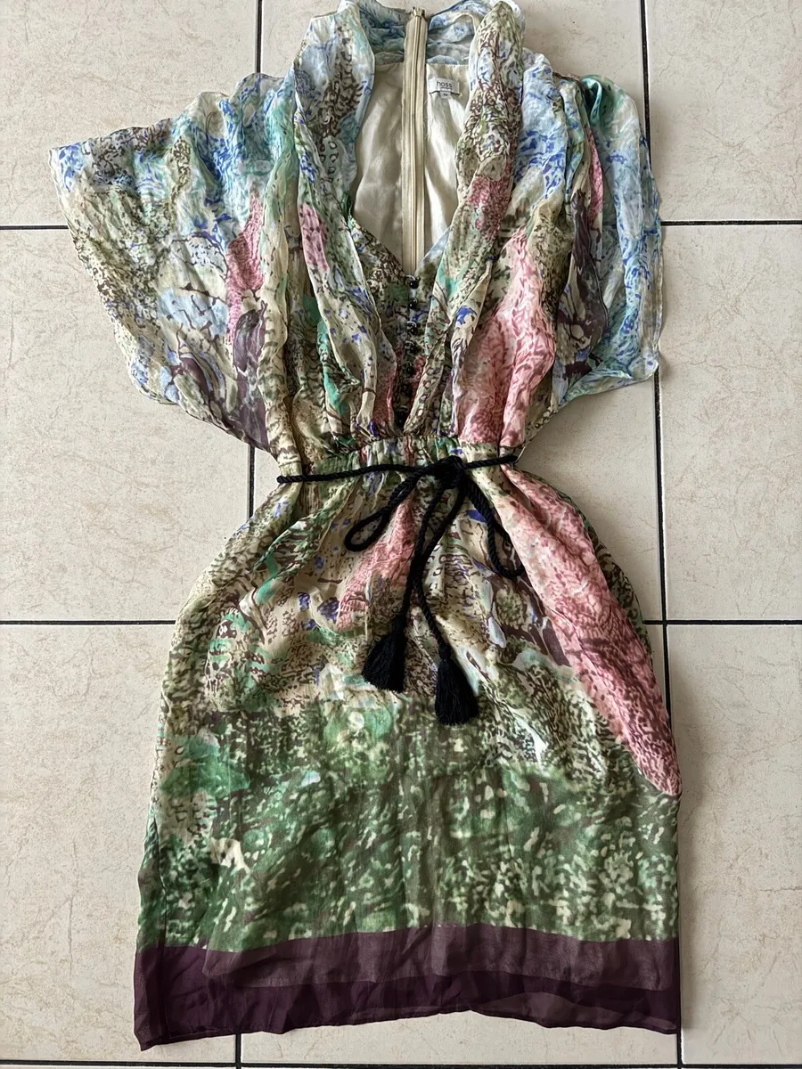 100% PURE SILK DRESS - Image 4