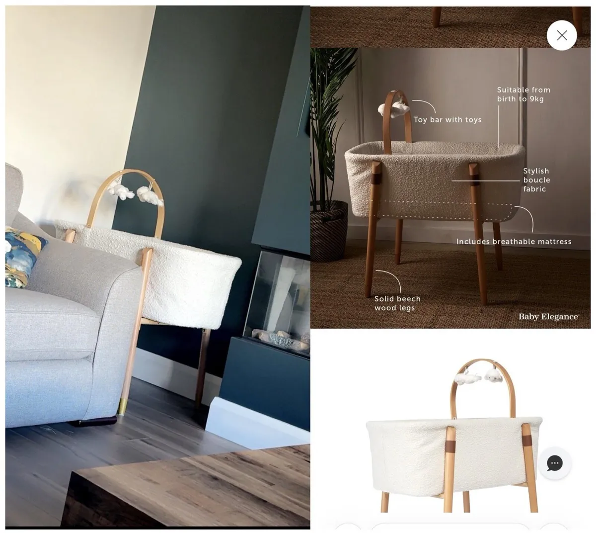 Baby Elegance Vola Crib - Image 3